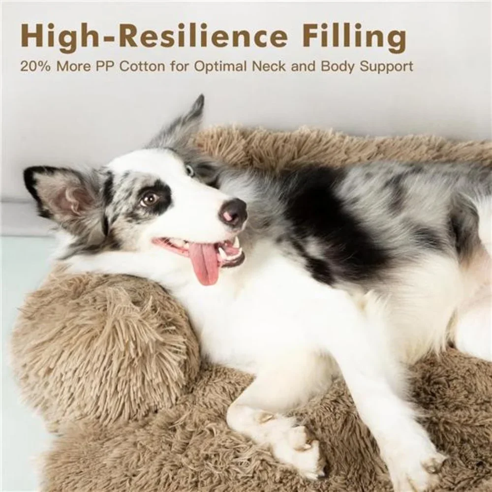 Dog Couch Bed Waterproof Dog Mat with Removable Washable Cover